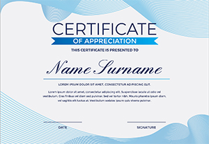 보건소 위생 관리 인증서